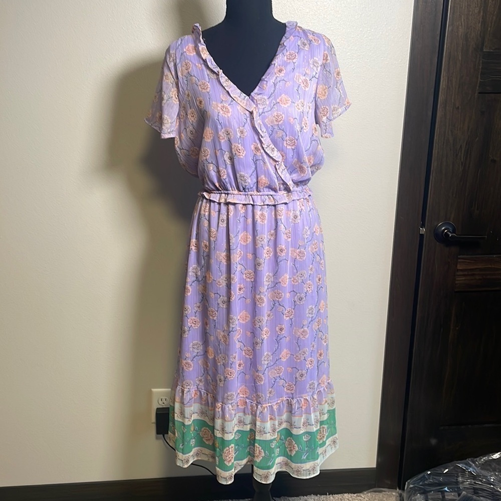 NWT Lauren Conrad mid length dress